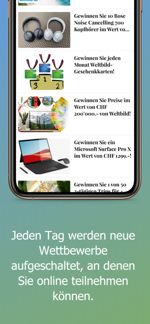 Wettbewerbe & Coupons Schweiz(圖4)-速報App