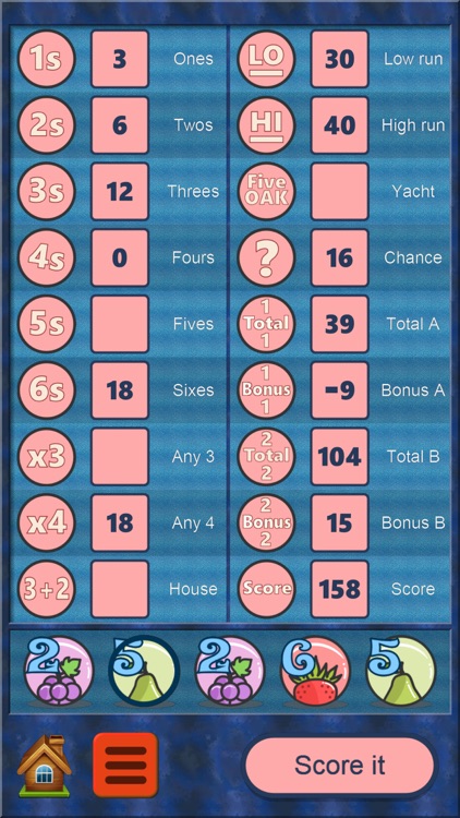 FiveOAK, yatzy dice game screenshot-3