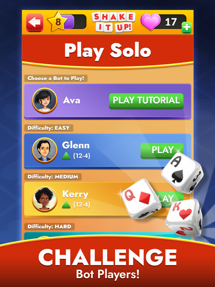 SHAKE IT UP Dice Poker