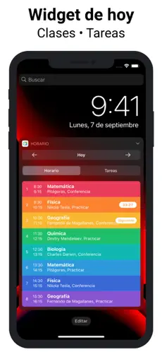 Screenshot 1 Horario - Smart Timetable iphone
