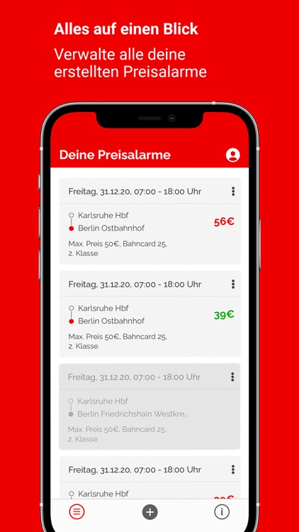 Bahn Preisalarm