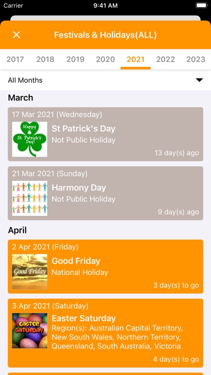 Australia Calendar 2021 by Yuno Solutions Sdn Bhd