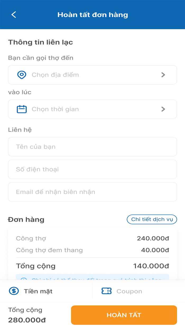 Mr. Thợ Điện, nước, máy lạnh