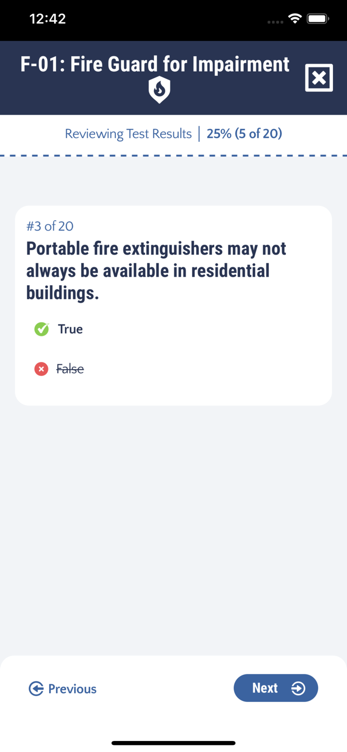 Fire Guard for Impairment F-01