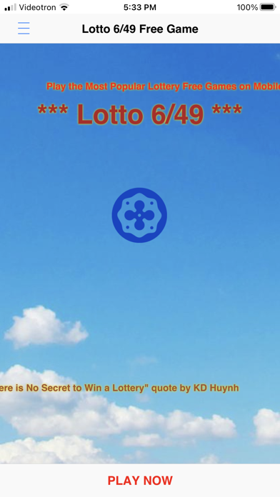 How to cancel & delete Lotto 6/49 Free Game from iphone & ipad 1