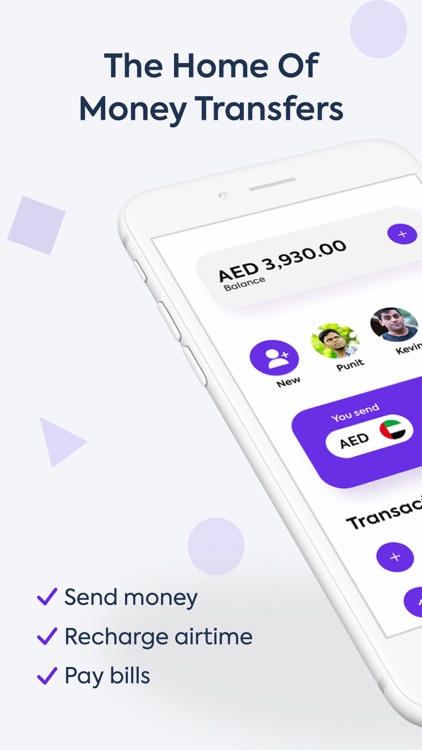Hubpay App: Send money