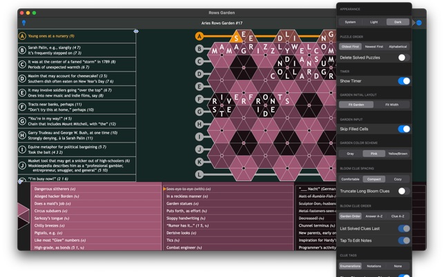 Rows Garden im App Store