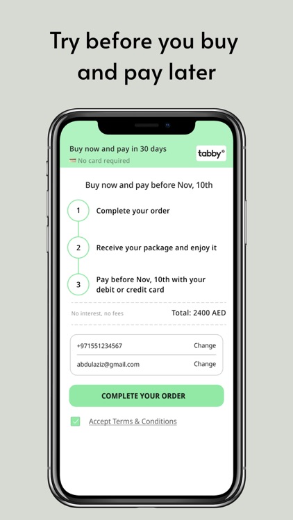 Tabby. Buy now. Pay later screenshot-3