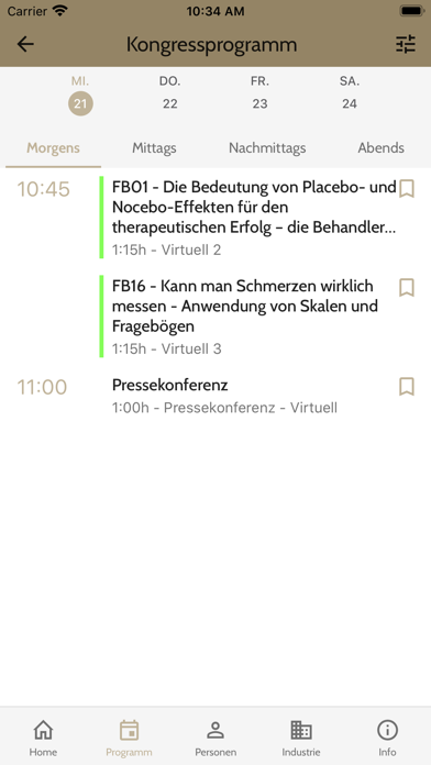 Screenshot #1 pour Deutscher Schmerzkongress 2020