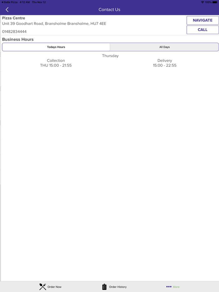 Pizza Centre Bransholme