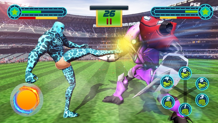 Robot vs Superhero Fighting 3D screenshot-3