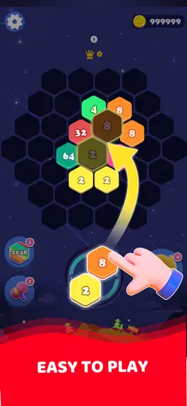 Game screenshot 2048 Hexagon Fever mod apk