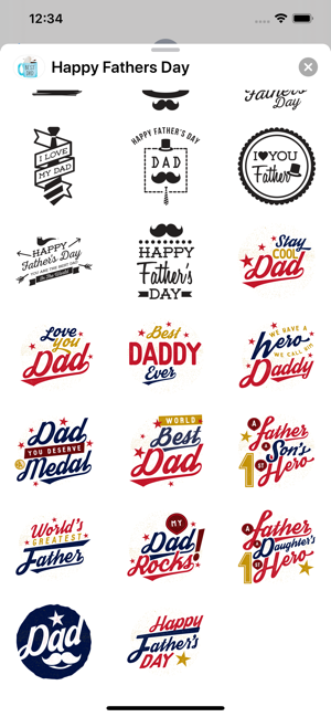 Happy Father Days Sticker Pack(圖2)-速報App