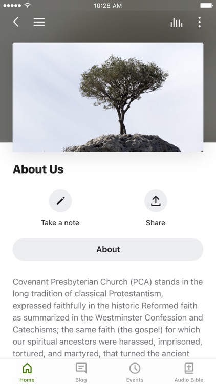 The Covenant Presbyterian App