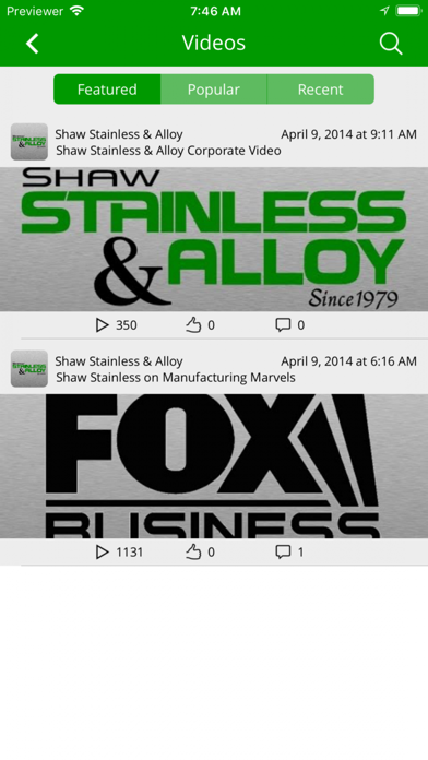 Shaw Stainless screenshot 4