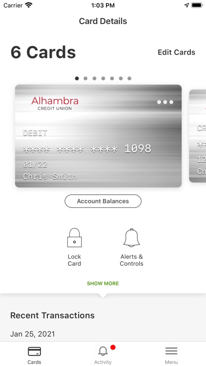 Alhambra Credit Union Wallet