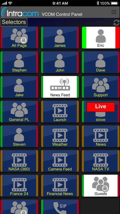 VCOM WebRTC Control Panel screenshot-5