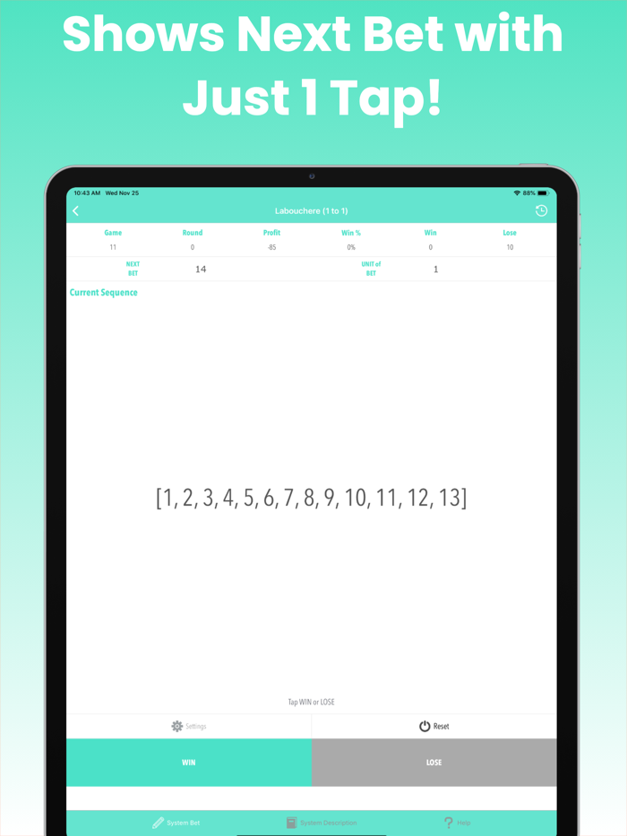 System Bet Calculator