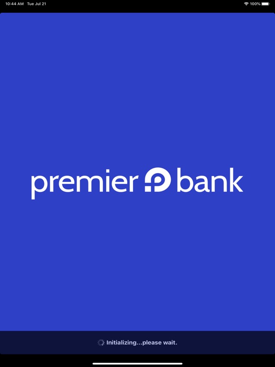 Your PremierBank App for iPad
