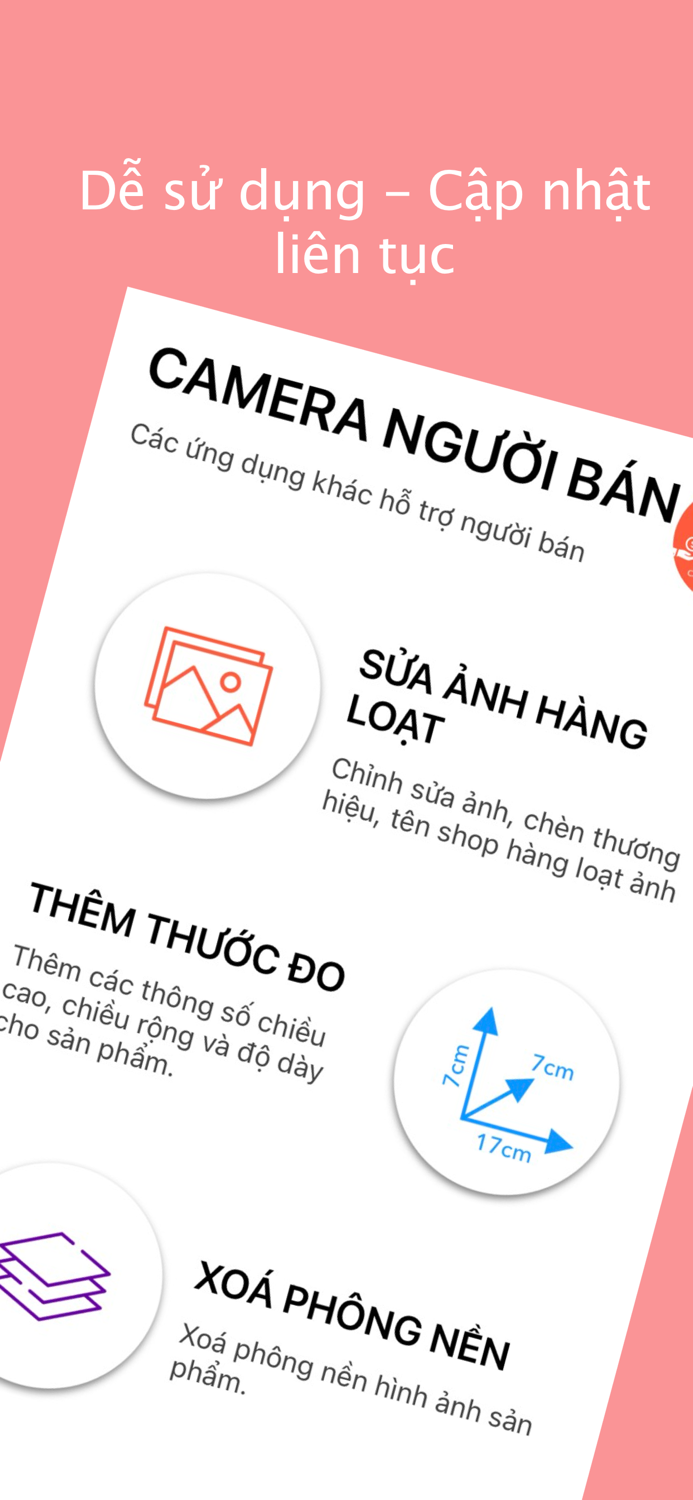 Camera người bán