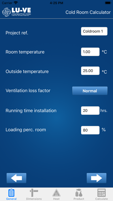 How to cancel & delete Cold Room Calculator from iphone & ipad 1