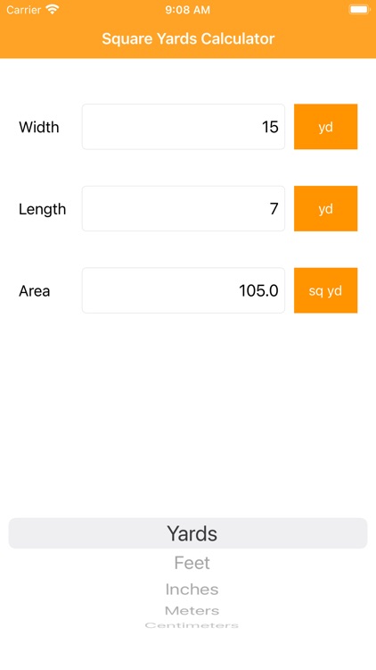 Square Yards Calculator