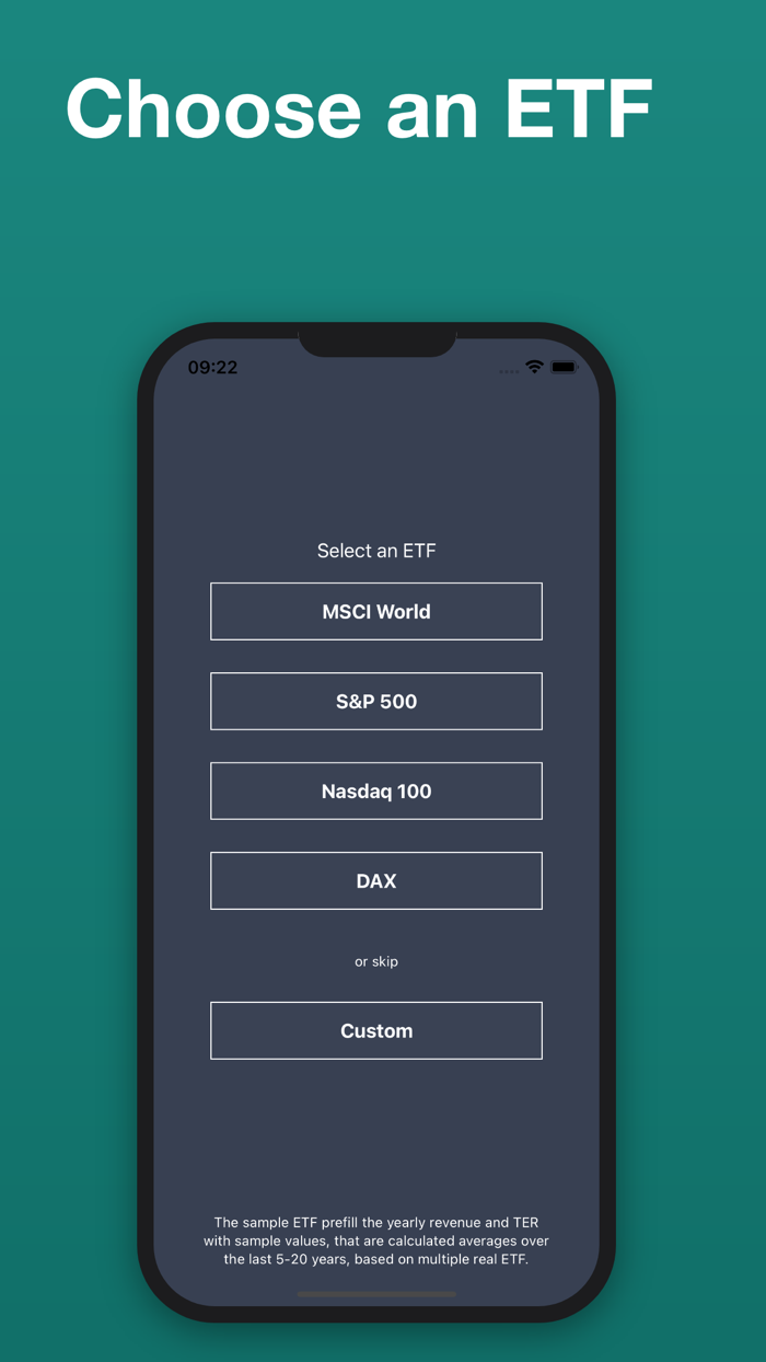 Savings Plan Calculator ETF