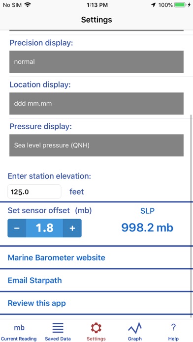 Marine Barometer screenshot 3