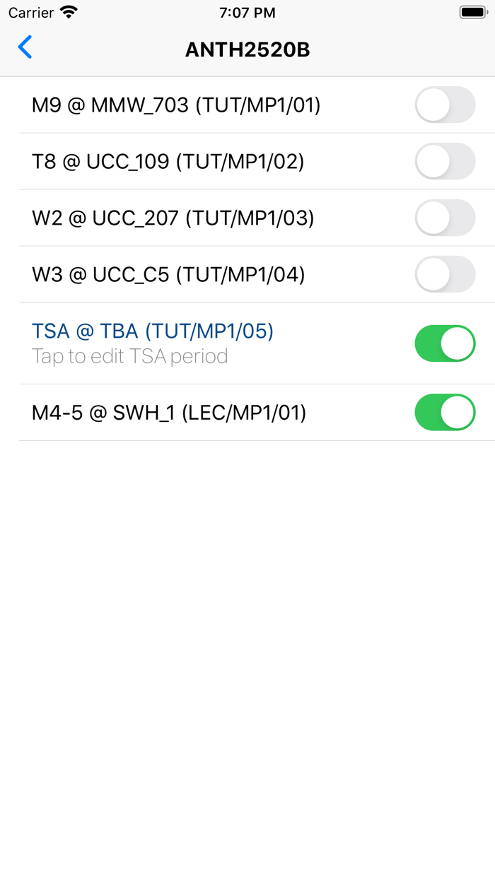 CUTS - CUHK Timetable System