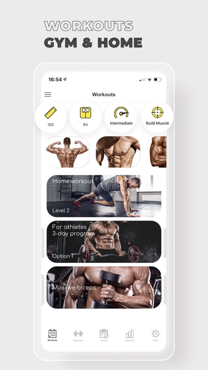 Fitness: Workout for Gym|Home screenshot-0