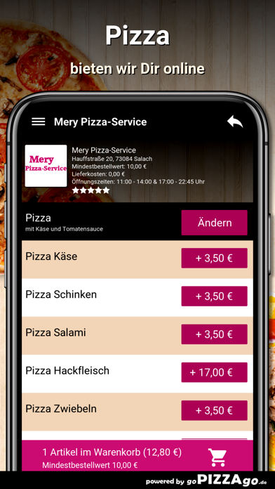 Mery Pizza-Service Salach screenshot 5