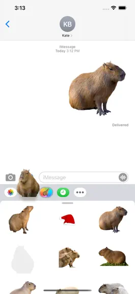 Game screenshot Capybara Stickers for Messages apk