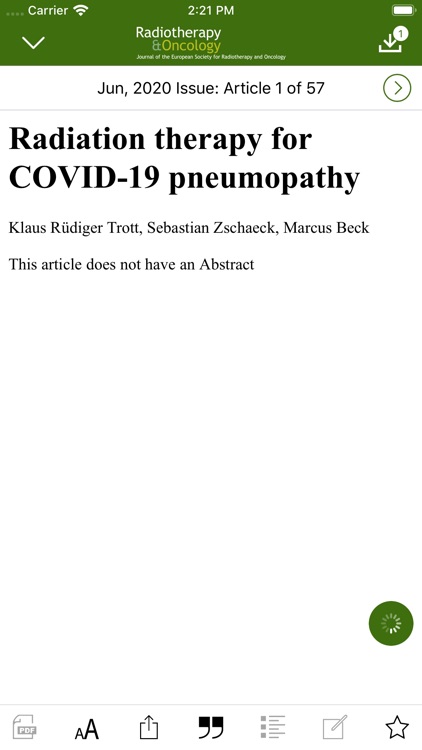 Radiotherapy and Oncology screenshot-3