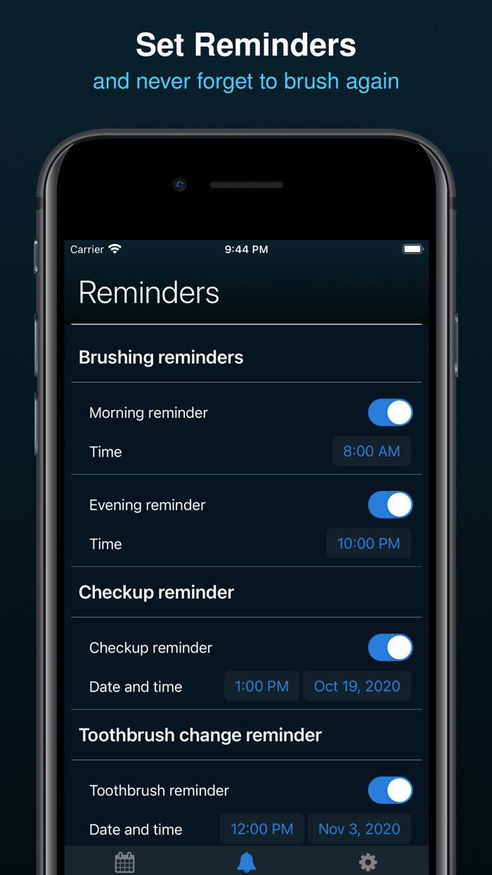 Tooth Buddy - Build a Habit