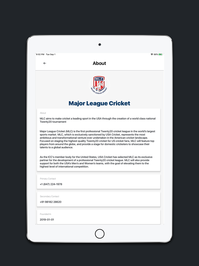 MLC Major League Cricket