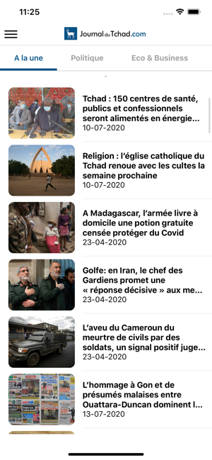 Journal du Tchad(圖2)-速報App