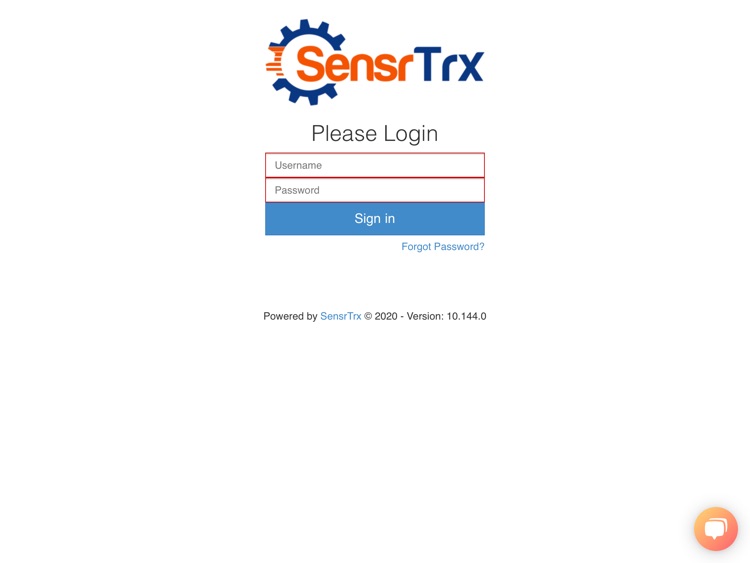 SensrTrx for iPad