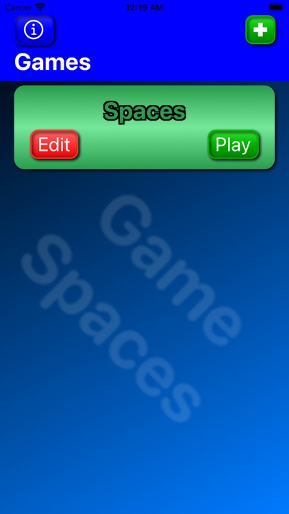 Game Spaces