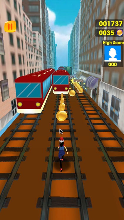 Subway Girl Runner Surf Game screenshot-5