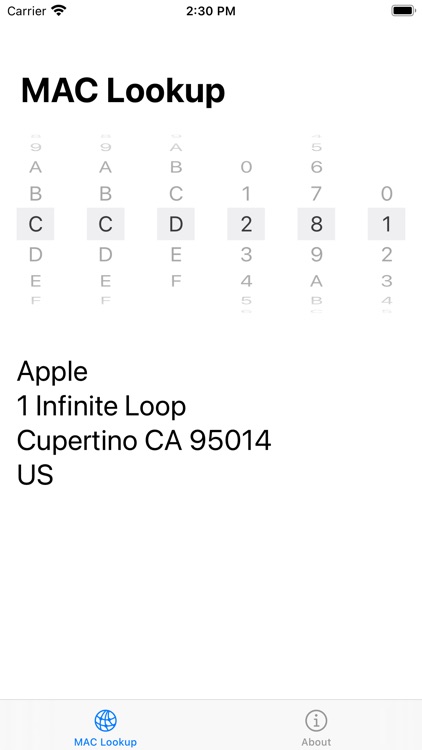 MacLookup - MAC Address Search