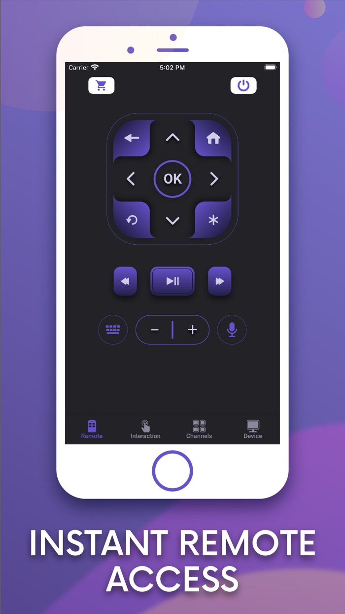 Remote control for Roku TV