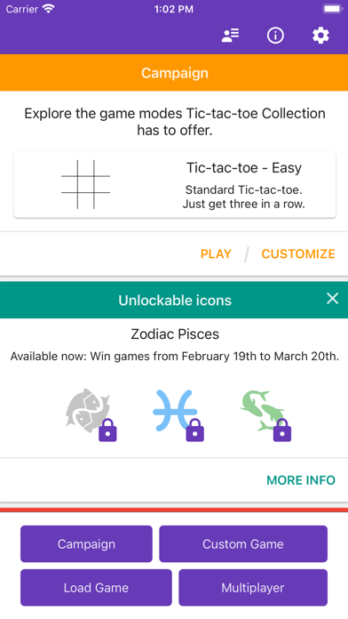 How to cancel & delete Tic Tac Toe Collection from iphone & ipad 4