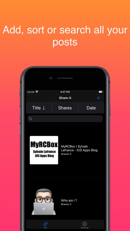 Share-it - App for bloggers screenshot-3