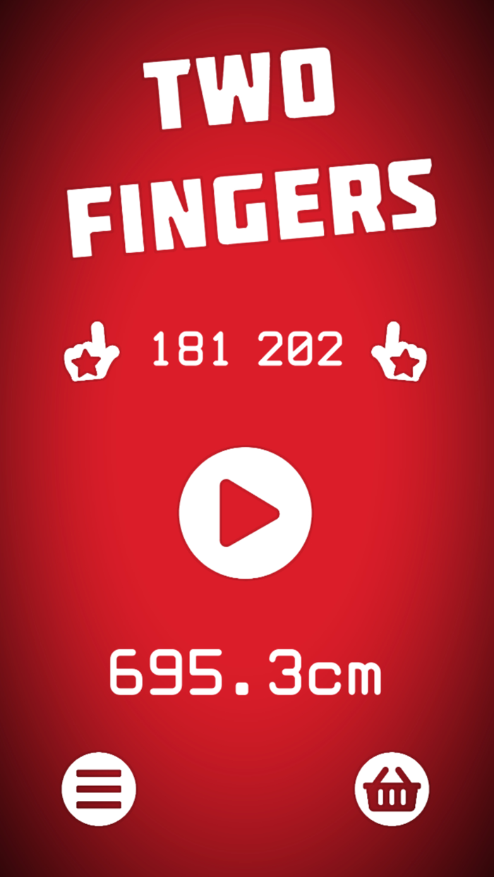 Two Fingers Follow The Lines