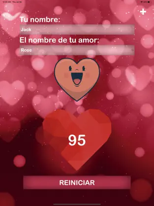Screenshot 1 Calculadora amor compatibles iphone