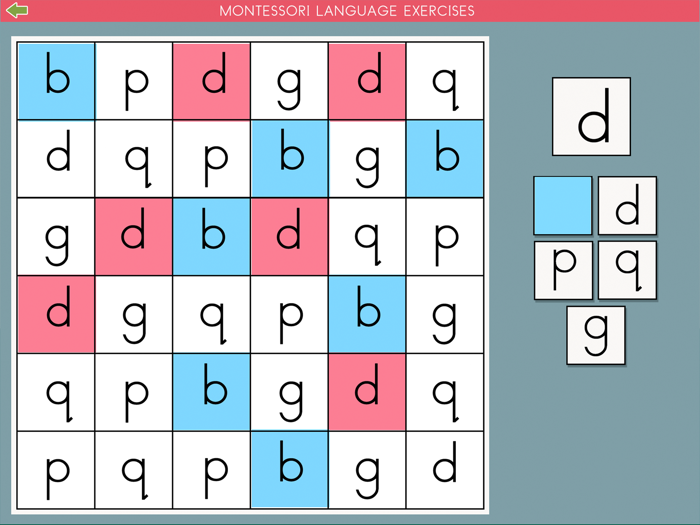 Montessori Letter Reversals