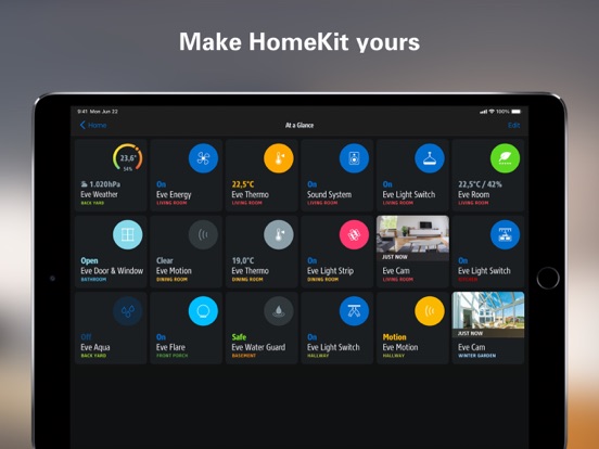 Eve pour HomeKit iPad