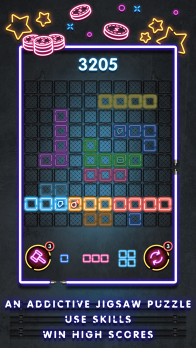 Neon Blocks 2021 screenshot 2