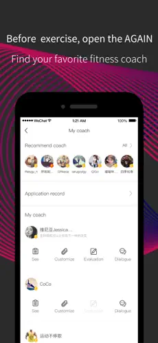 Screenshot 3 Again-fitness and coach iphone