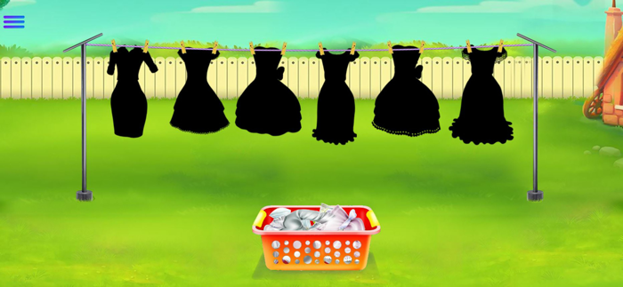 روتني يومي لعبة تنظيف الملابس